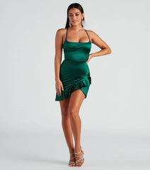 Flirty Vibes Ruffled Mini Dress