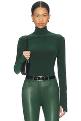 Slim Fit Long Sleeve Turtle Top