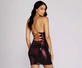 Standout Sequins Mini Dress