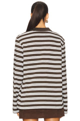 Sadover Longsleeve Polo Top