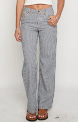 Lioness Top Model Navy Stripe Jean