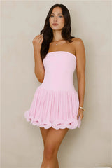 One Martini Strapless Romper White