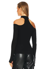 Levon Mock Neck Top