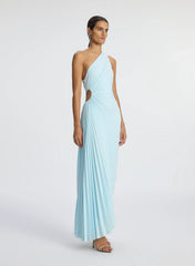 Delfina Matte Pleated Dress