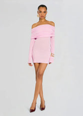 Galli Rib Knit Mini Dress