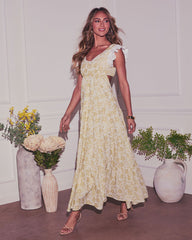 Blooming Bliss Tiered Maxi Dress