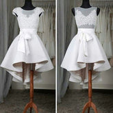 New Design Sexy See through Lace High Low homecoming dresseses, CM0001