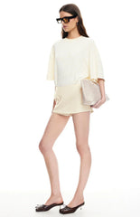 Lioness Bloom Short Sleeve Top Lemontini Stripe
