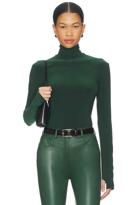 Slim Fit Long Sleeve Turtle Top