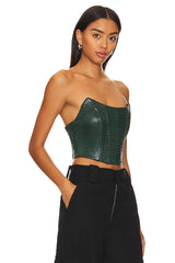 Tawny Faux Suede Top