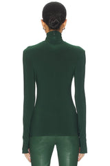 Slim Fit Long Sleeve Turtle Top