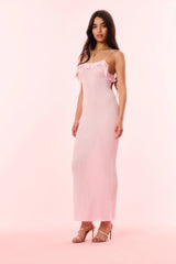 Alivia Sheer Knit Maxi Dress