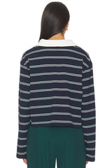 Ryland Rugby Top Green stripe