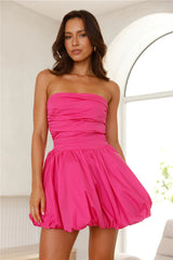 Upon A Cloud Strapless Mini Dress