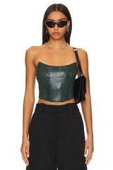 Tawny Faux Suede Top
