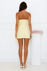 Soul Searching Strapless Mini Dress