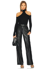Levon Mock Neck Top